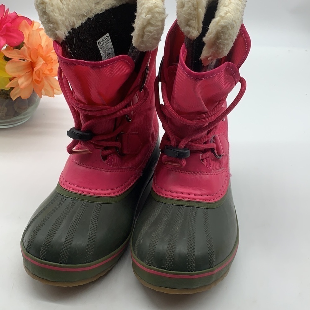 Sorel Pink Winter Boots Sz 3. WRB1553